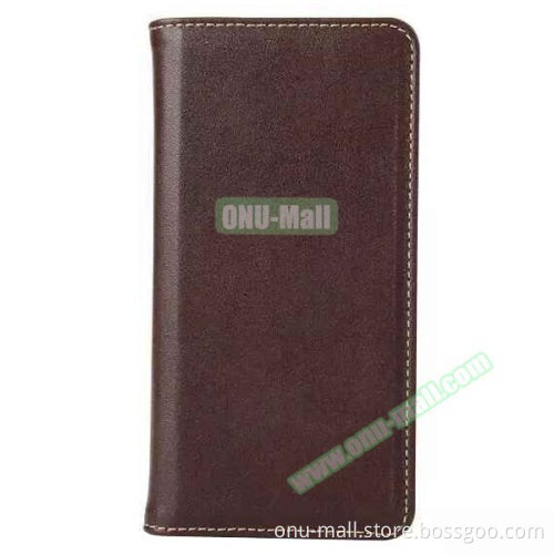 Hot Selling Flip Genuine Leather Case Cover for Samsung Galaxy Note 5
